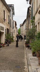 Part of our tour group on our Le Bourg walking tour