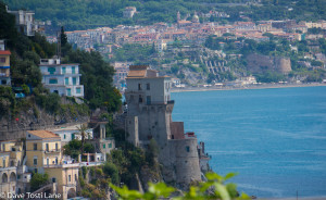 Amalfi coast road - near Amalfi, every turn opens a new surprise.