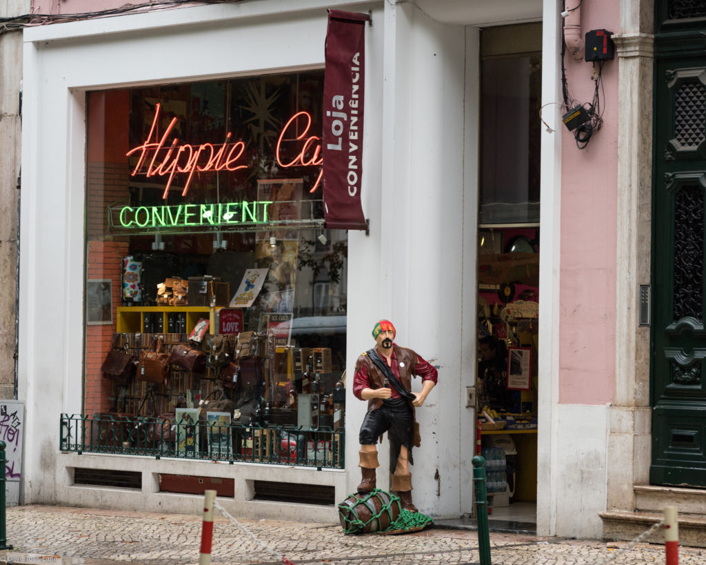 I'm not sure if it's supposed to be the store or the Hippie that is convenient here.