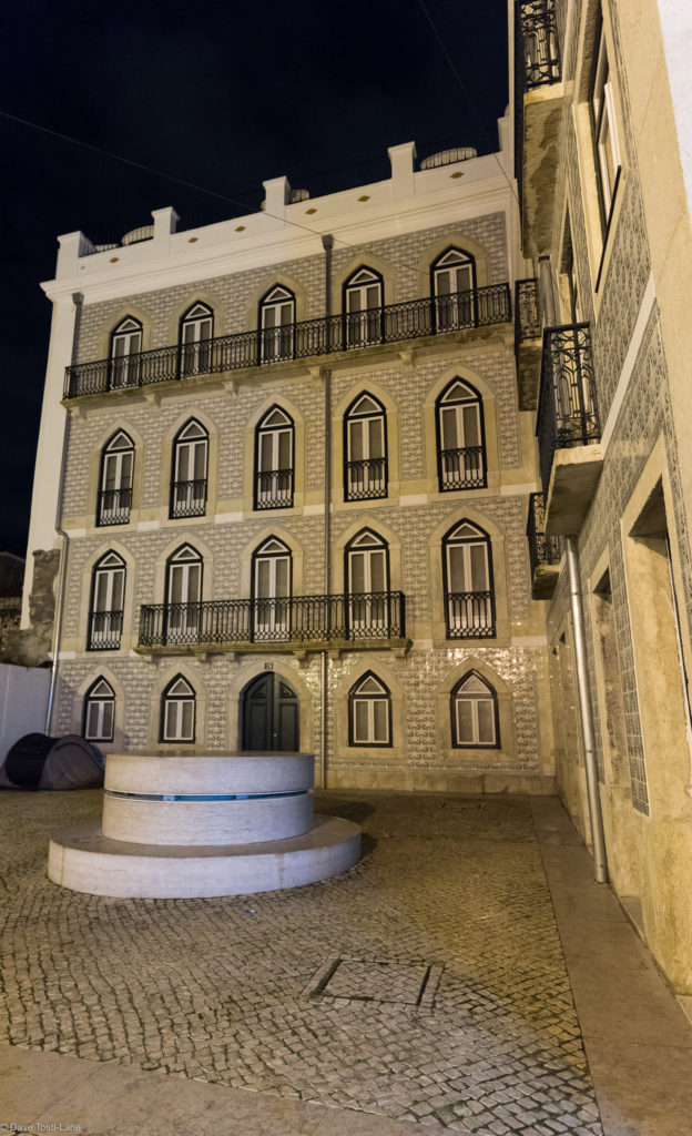 An interesting tiled house in the Alfama District.