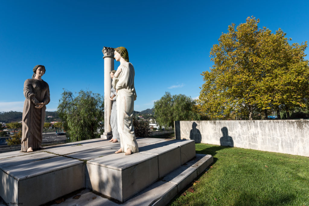 Another view of the shrine at the service area.