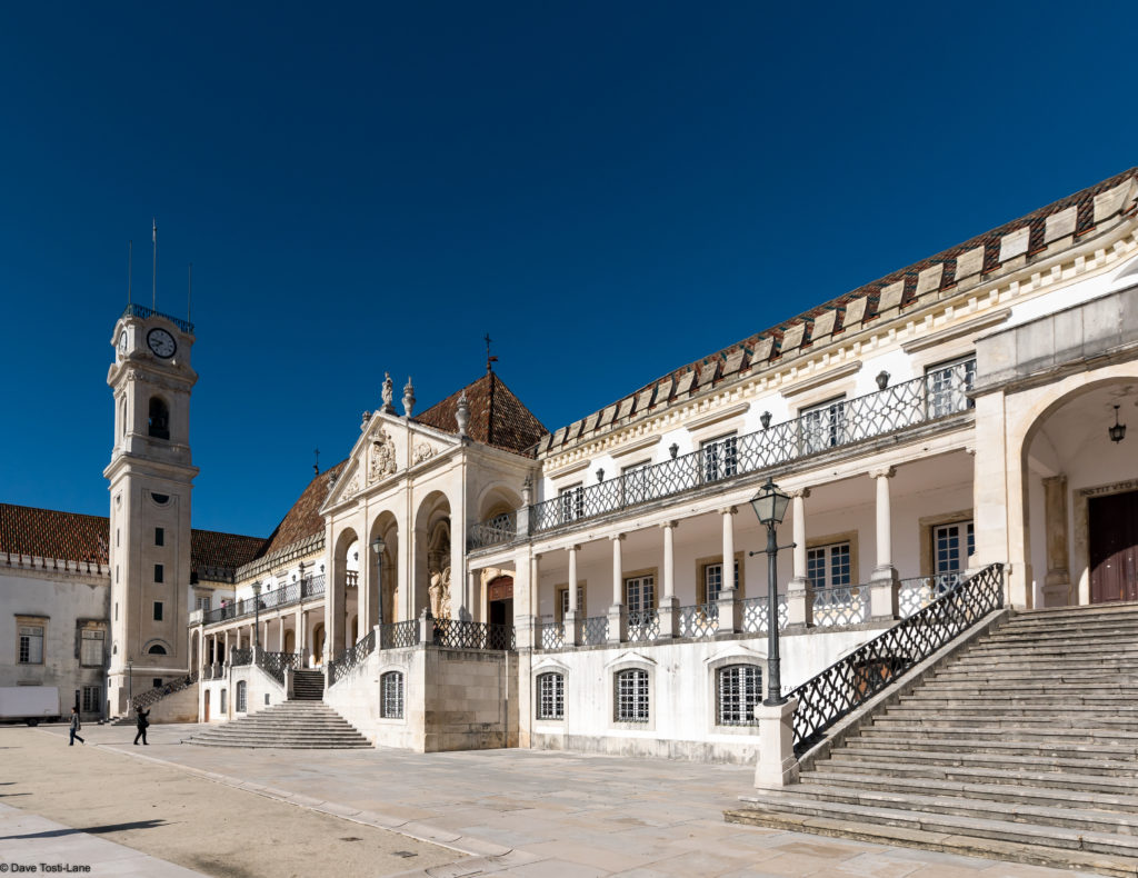 Another view of the University of Coimbra buildings.